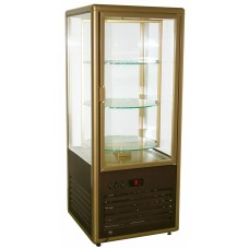 Витрина холодильная Полюс Carboma R120Cвр (вентилируемый), вращающиеся стеклянные полки